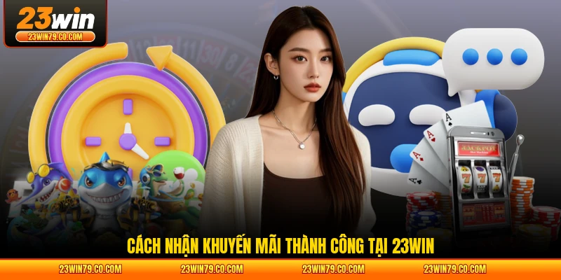 Cách nhận khuyến mãi thành công tại 23WIN
